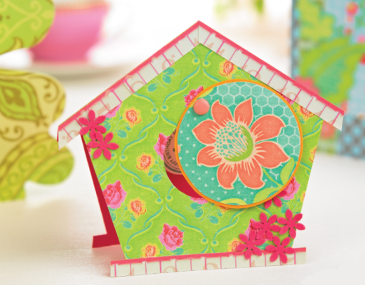 Bright Birdhouse Card