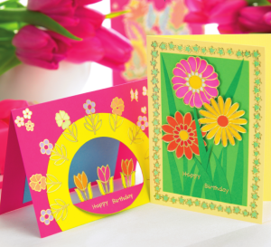 Bright Flowery Cards