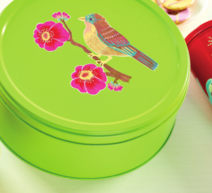 Bright Painted Baking Tins