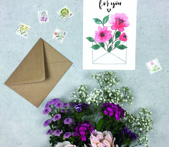 Watercolour a Beautiful Letter