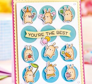 Bunny Stamp & Die-Cut Card