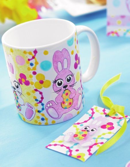 Easter China Painting Mug Tutorial