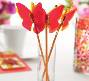 Butterfly Card & Butterfly Plant Pokes