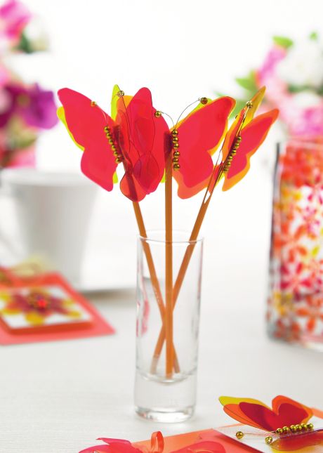 Butterfly Card & Butterfly Plant Pokes