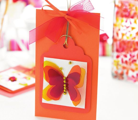 Butterfly Card & Butterfly Plant Pokes