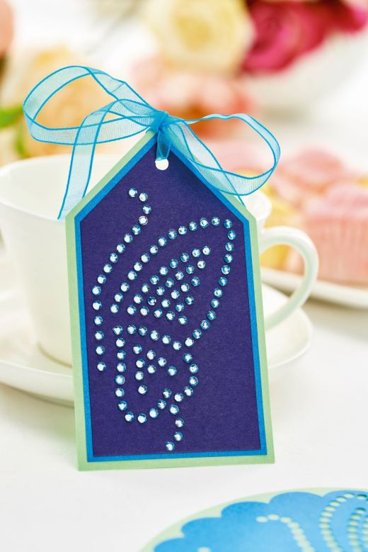 Rhinestone Bag and Card Gift Set