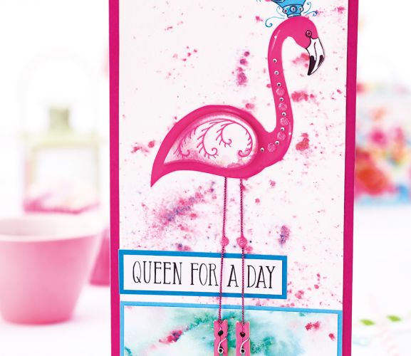 Colourful Flamingo Greetings