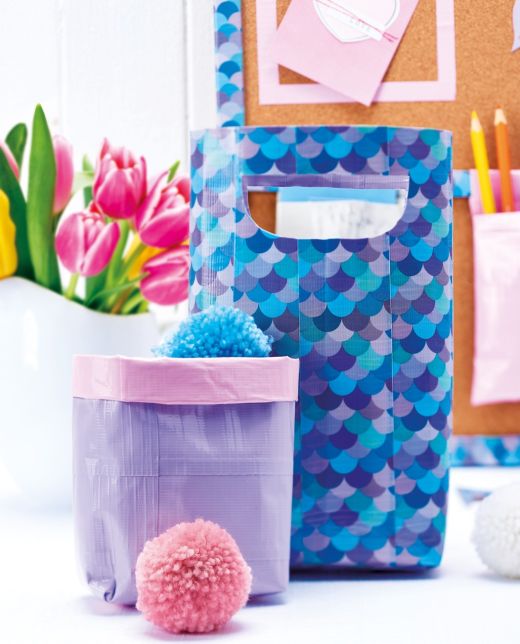 Mermaid Makes with Duck Tape