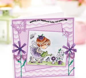 Layered Flower Fairy Greeting