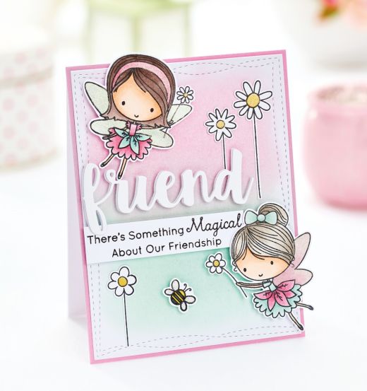 Easy Fairy Friends Greeting