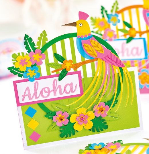 Tropical Fiesta Papercraft Set