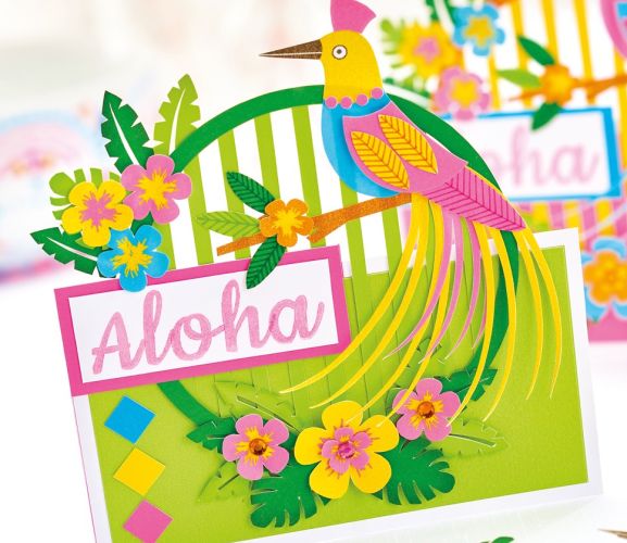 Tropical Fiesta Papercraft Set