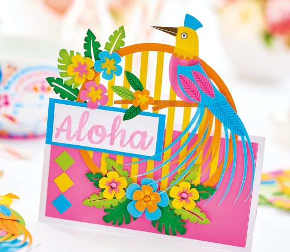 Tropical Fiesta Papercraft Set