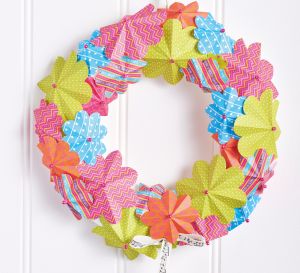 Paper Flower Wreath
