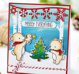 Bear Family Christmas Card Bear Family Christmas Card