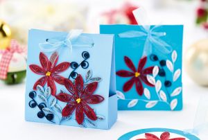 Quilled Poinsettia Set