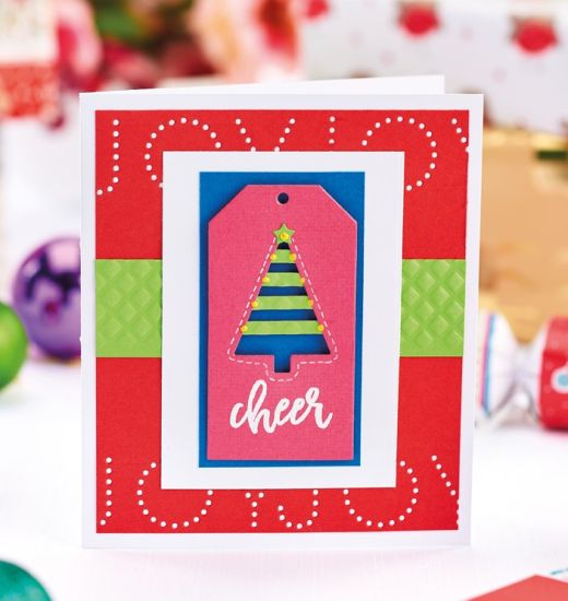 Contemporary Die-Cut Christmas Cards