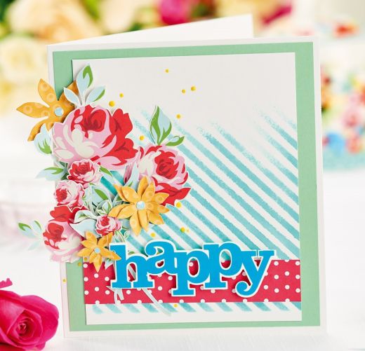 Vintage-Inspired Flower Birthday Cards & Gift Box