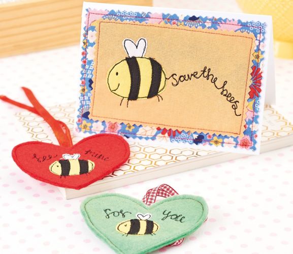 Stitched Bee Set