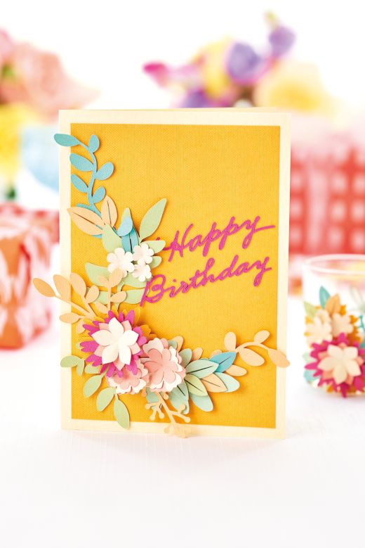 Digital Die-Cut Floral Set