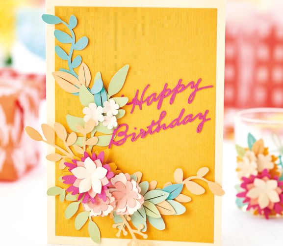 Digital Die-Cut Floral Set