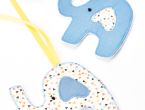 New Baby Stitched Elephant Gift Set