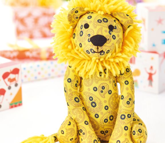 Sew a Lion Soft Toy