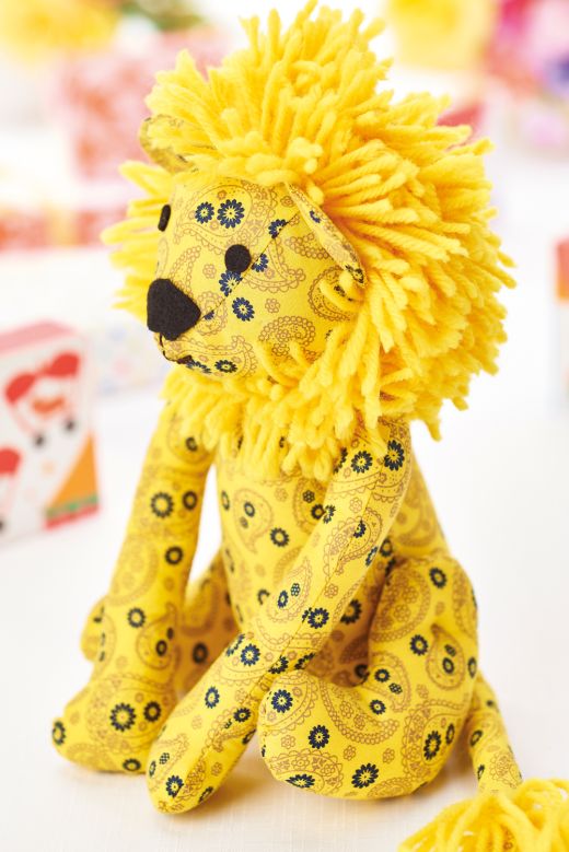 Sew a Lion Soft Toy