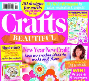 Crafts Beautiful January 2017 Issue 301 Template Pack
