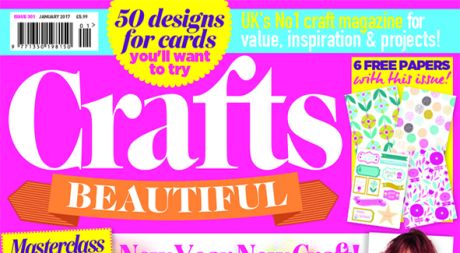 Crafts Beautiful January 2017 Issue 301 Template Pack