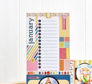 Easy New Year Planner and Card