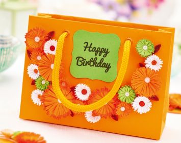 Simple Fringed Quilled Flowers