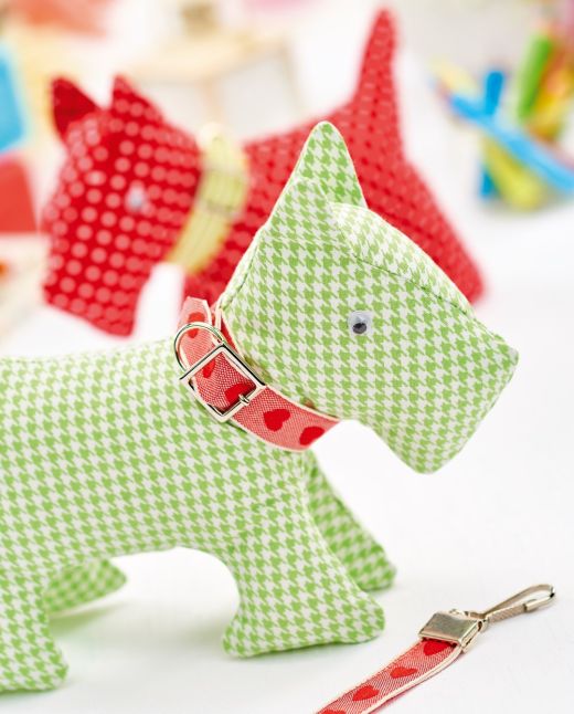 Stitched Scottie Dogs