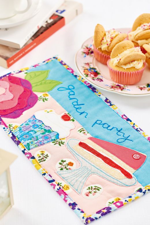 Colourful Garden Party Celebration Card and Runner