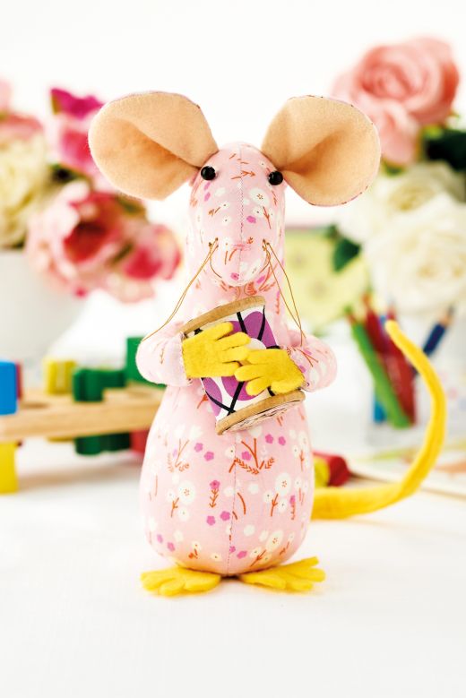 Floral Stitched Mouse Duo