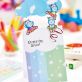 Adorable Hippo Papercraft Set