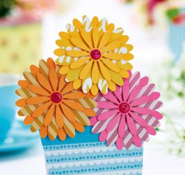 Five Layered Flower Cards Five Layered Flower Cards