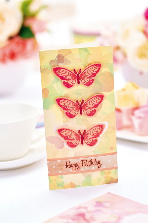 Two Bonus Cards With Your 3D Butterfly Card Kit