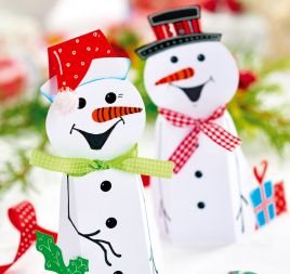 Papercraft Snowman Set Papercraft Snowman Set
