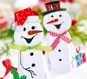 Papercraft Snowman Set