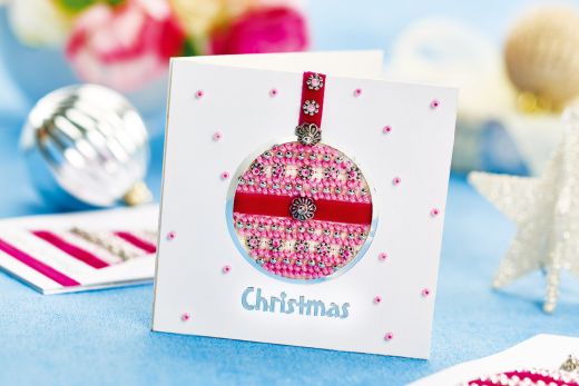 Beaded Cross-stitch Christmas Cards