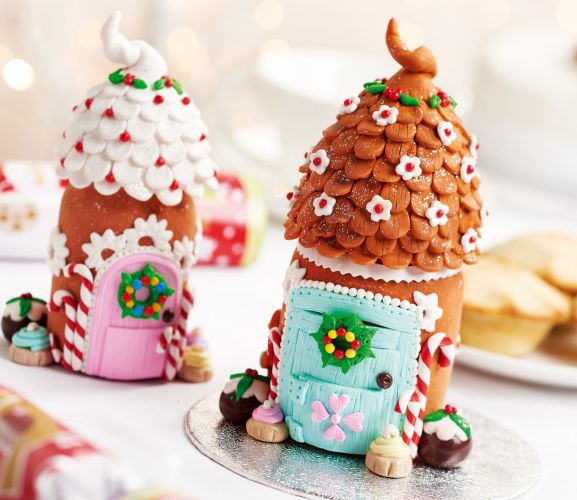 Clay Gingerbread Houses