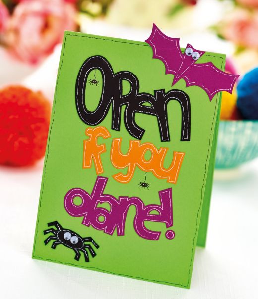 Pop-Up Pumpkin Halloween Card