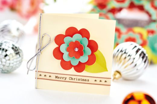 Paper Christmas Wreath + Card