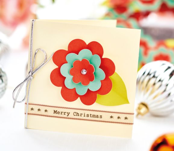 Paper Christmas Wreath + Card