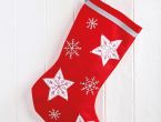 Stitched Scandi Christmas Felt Decorations