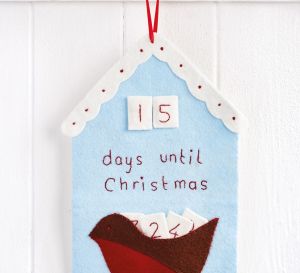 Stitched Scandi Christmas Felt Decorations