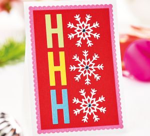 Easy and Quick Die-Cut Christmas Card