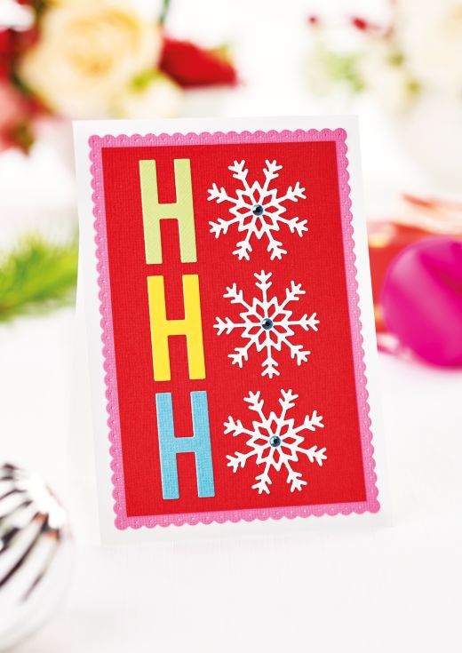 Easy and Quick Die-Cut Christmas Card