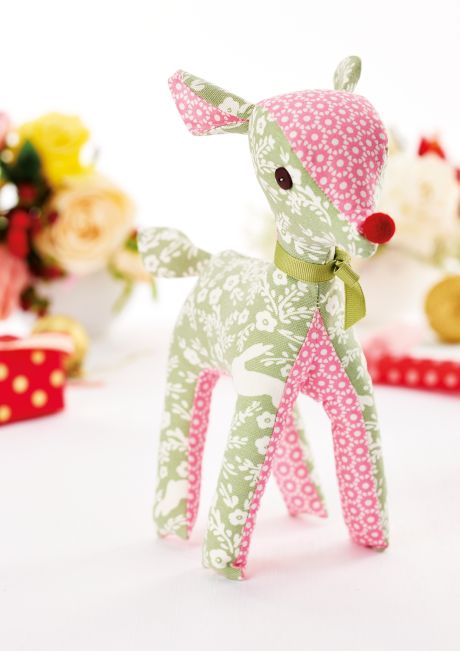Stitched Reindeer Toy Stitched Reindeer Toy